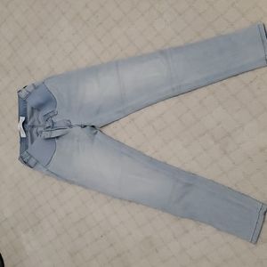 Maternity light blue denims size XS